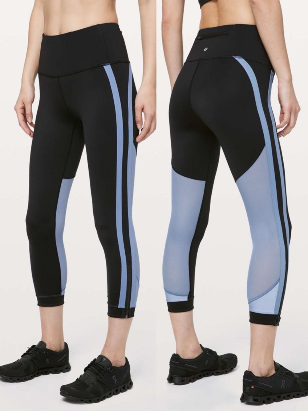 Lululemon Zip the Line Crop Tight